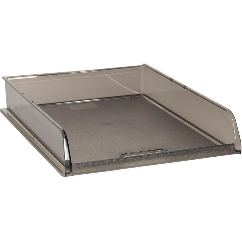 Corbeille à courrier B4 Office - Gris transparent