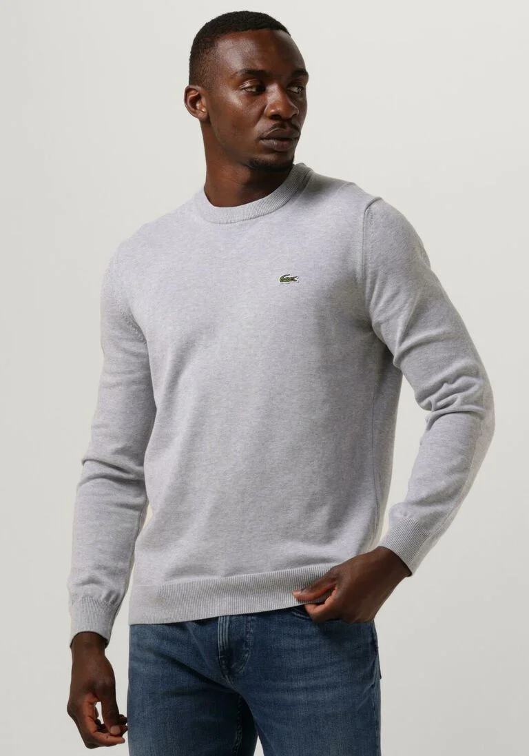LACOSTE grijze lacoste trui 1ha1 men sweater