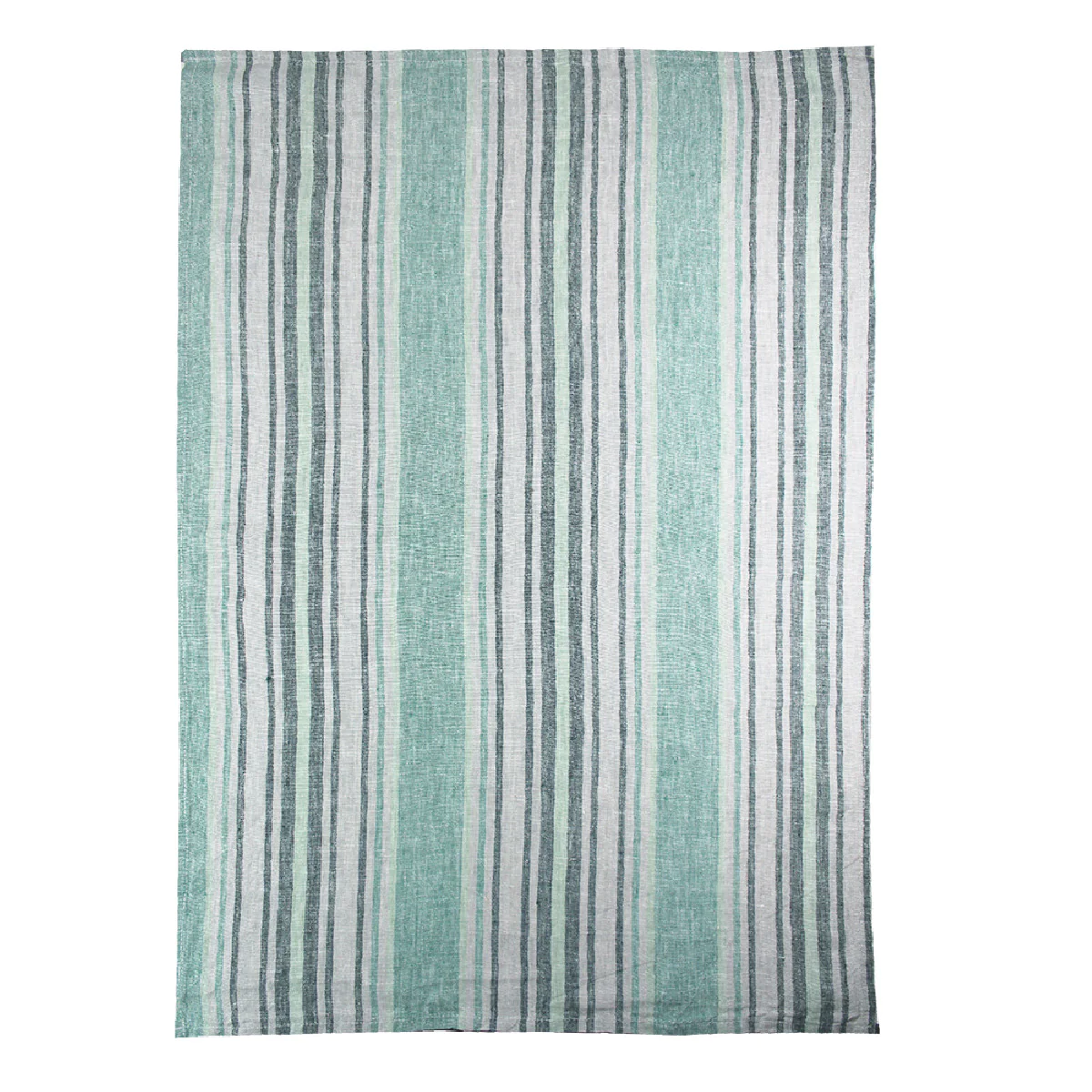 Torchon pur lin vert 50x70 Garnier Thiebaut