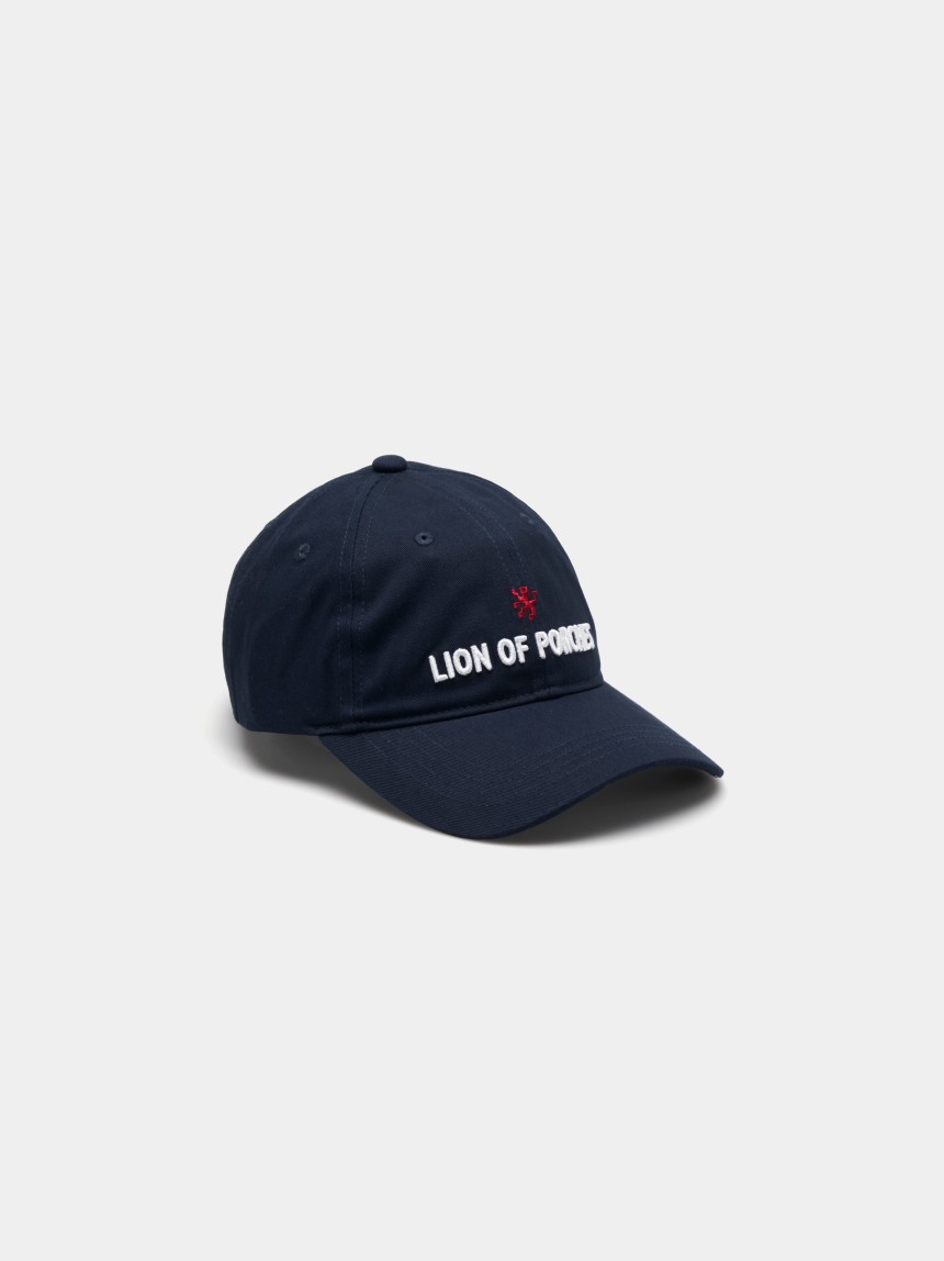Boné de algodão com pala curva