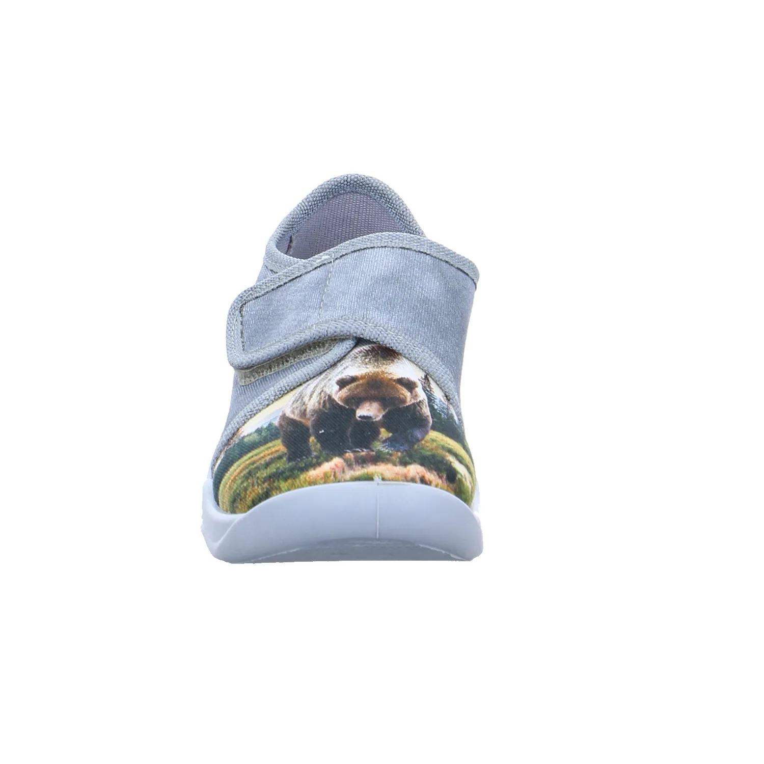 SUPERFIT Kinder-Hausschuh Silber Textil  Unisex