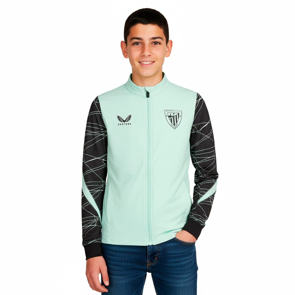 Casaco Castore Athletic Club Bilbao Pre-Match 2025-2026 Criança