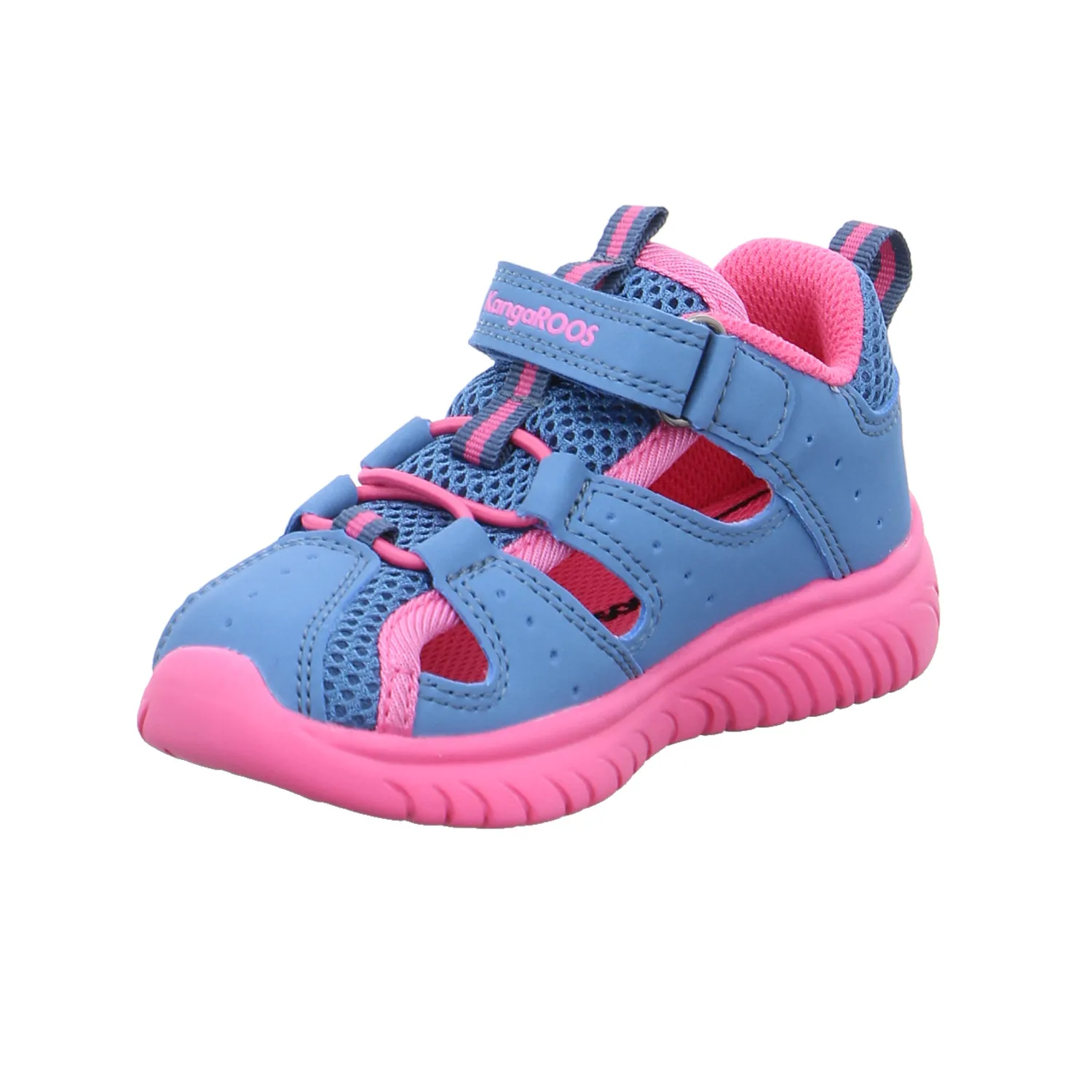 KANGAROOS Baby-Sommer-Bottine Blau Synthetik  Minilette