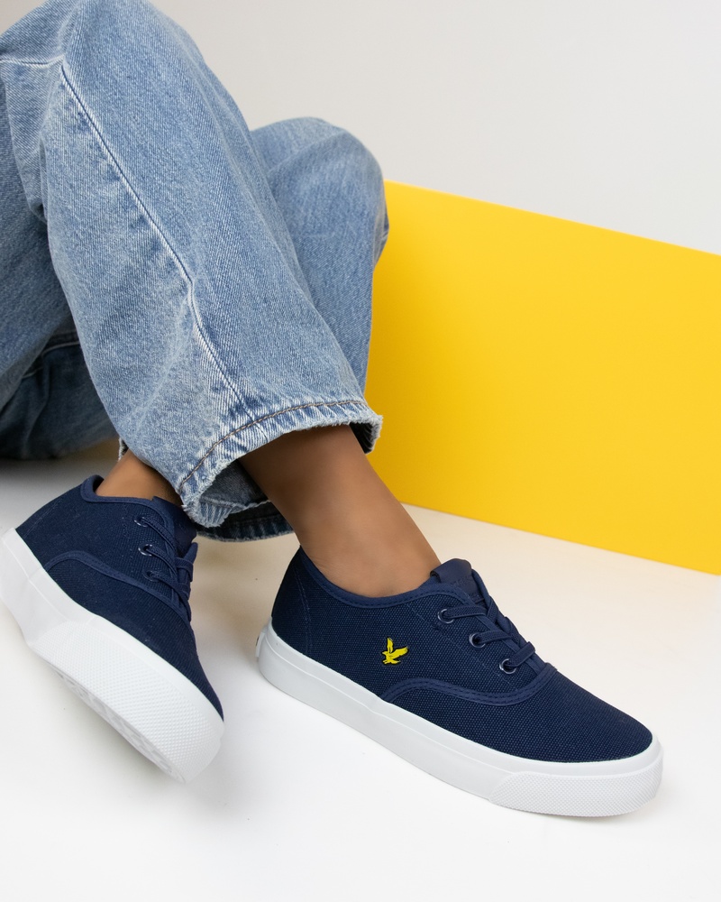 Lyle & Scott Wick Kids Lage sneakers  - blauw