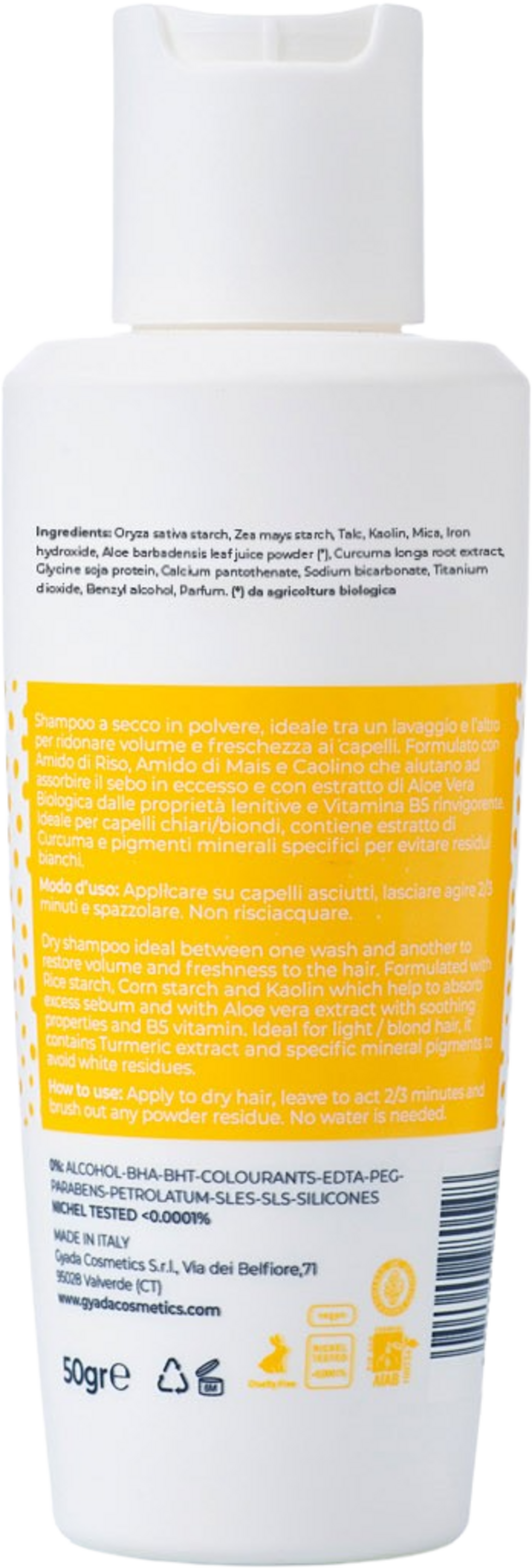 GYADA Cosmetics  Trockenshampoo Blondes Haar, 50 ml