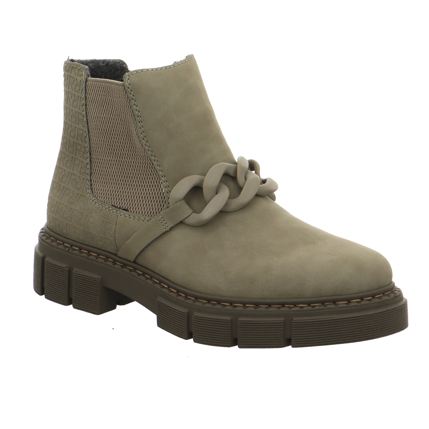 Stiefeletten gruen