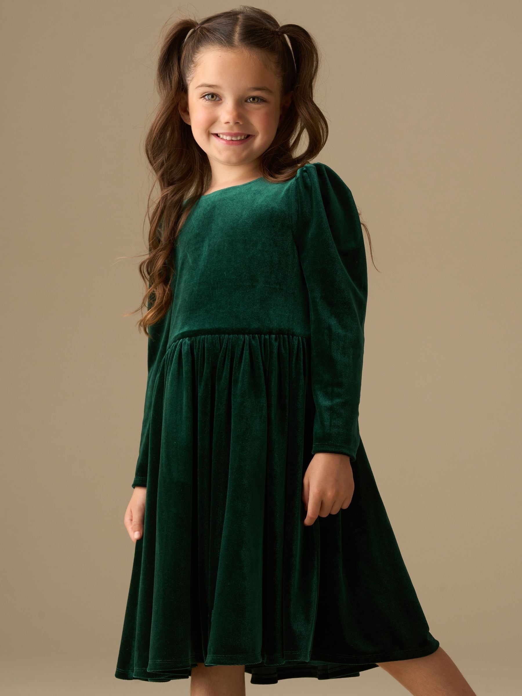 Angel & Rocket Grace Velvet Bow Back Dress