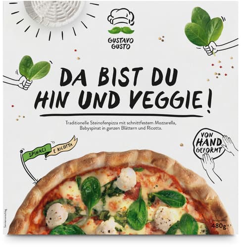 Gustavo Gusto Pizza Spinaci e Ricotta