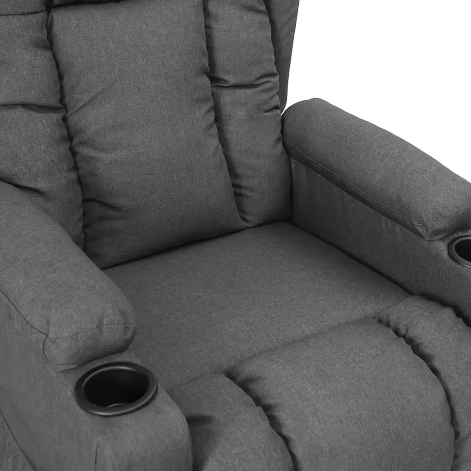vidaXL - Fauteuil - Grijs - Stof