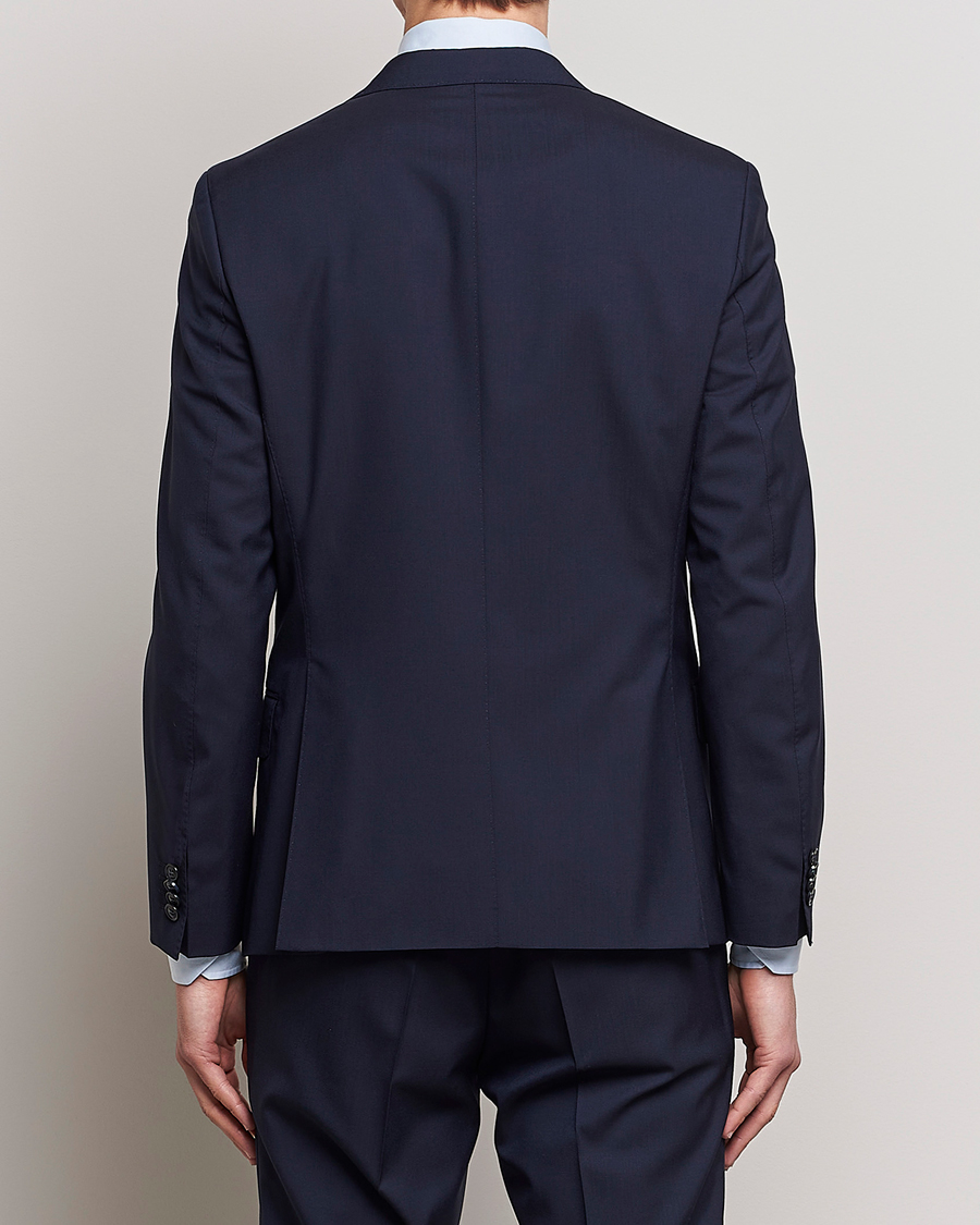 Oscar Jacobson Edmund Wool Suit Blue