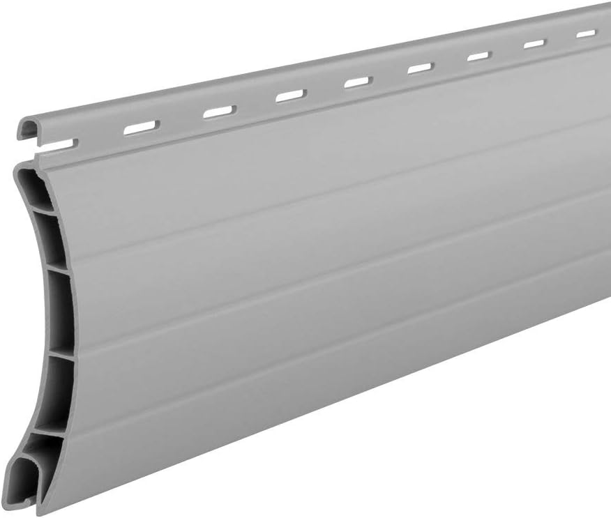 Schellenberg Rolladen Maßanfertigung, PVC Rolladenpanzer, Auswählbar: Breite 50-200 cm, Höhe 100-230 cm, System Maxi, Farben Weiß, Grau