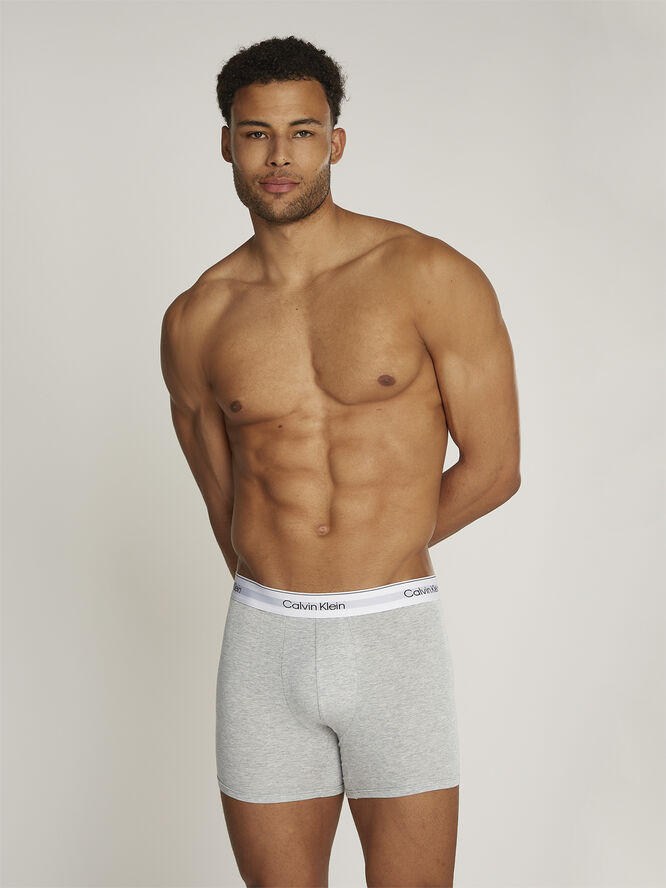 Calvin Klein BOXER BRIEF 3PK Grey heather, white, black