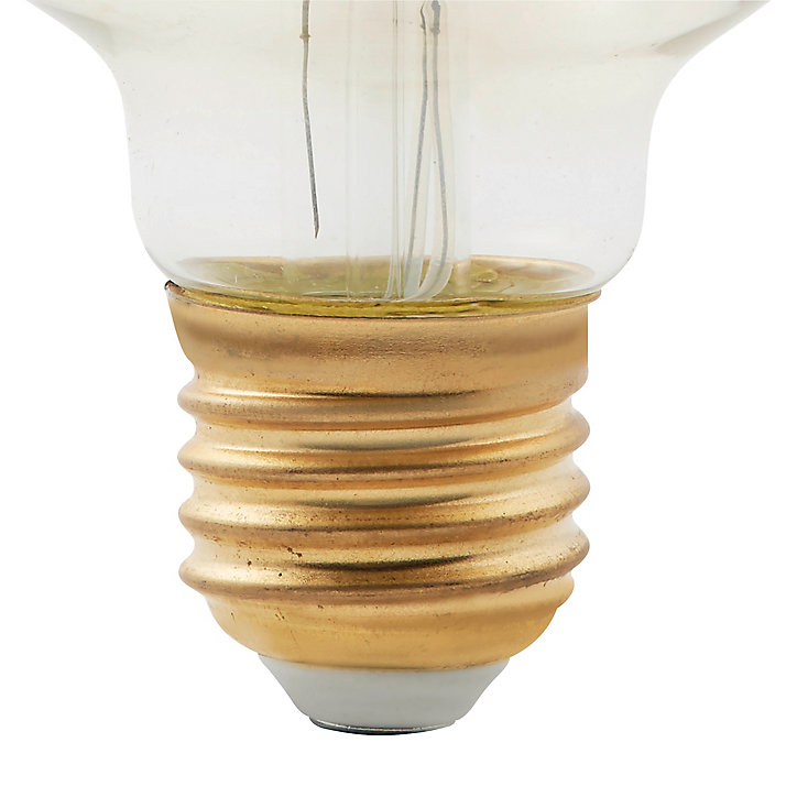 Ampoule à filament globe LED Diall E27 Ø80mm 6W=40W blanc chaud