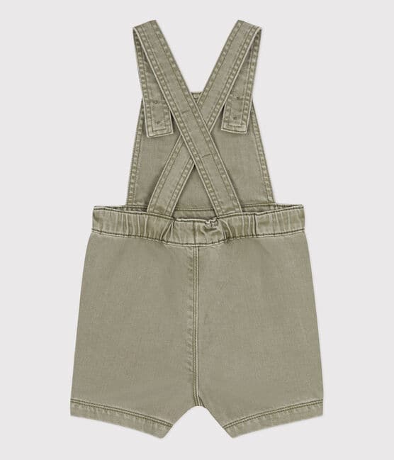 Salopette courte bébé en denim
