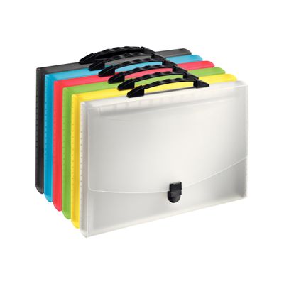 Esselte Vivida - Classeur ménager (valisette trieur) 12 onglets - disponible dans différentes couleurs