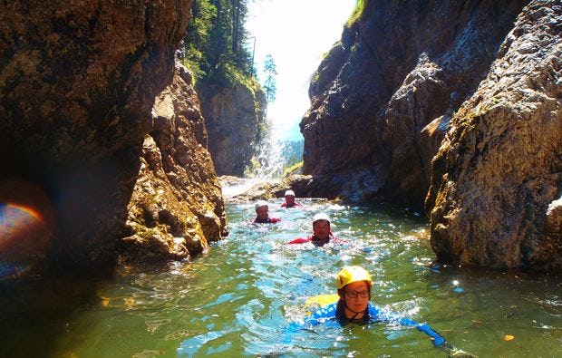 Canyoning Einsteigertour in Schladming als Geschenk