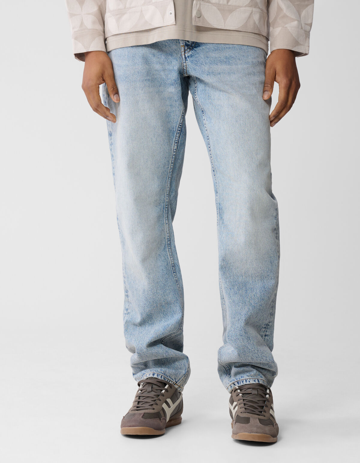 Modern Straight Fit Jeans Mediumstone L34