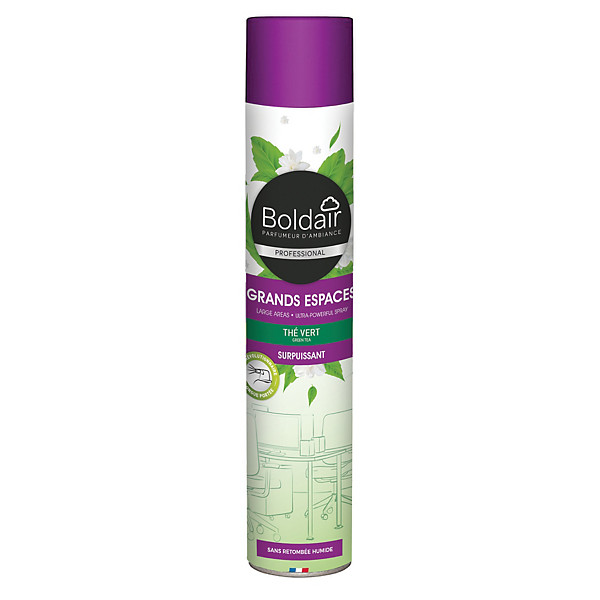 Désodorisant surpuissant Boldair thé vert 750 ml