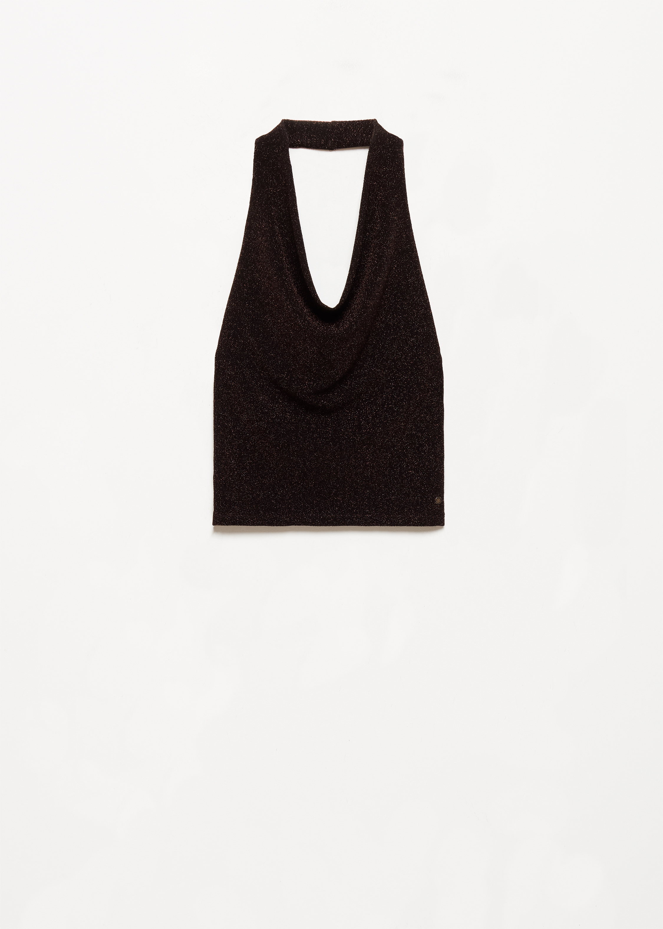 Halter top met glitter