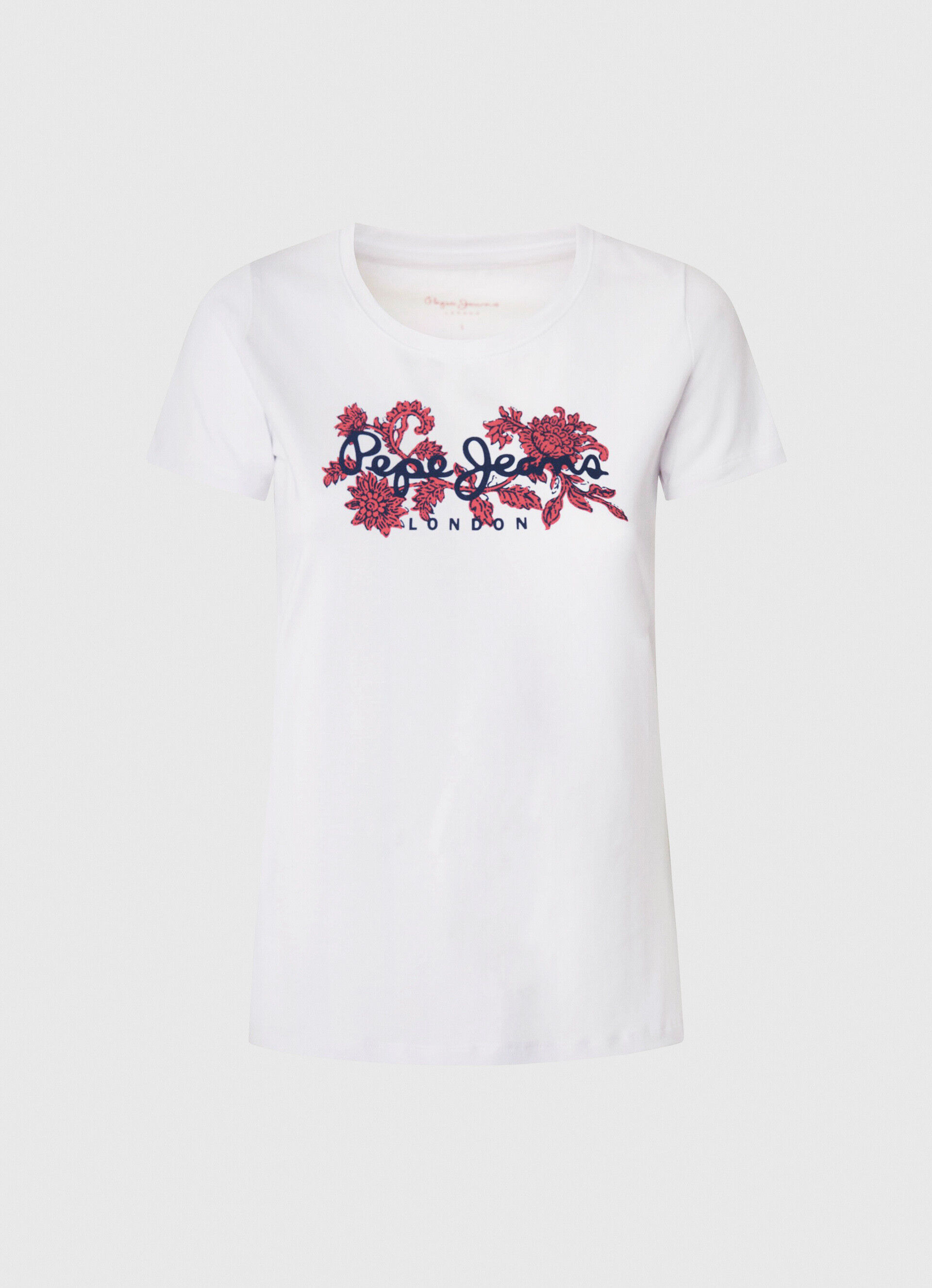CAMISETA LYCRA LOGO ESTAMPADO - white