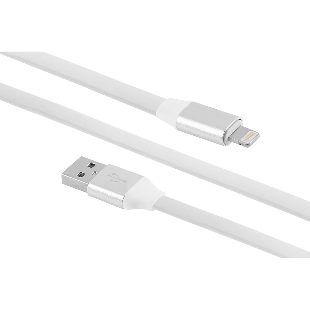 Câble de charge plat Lightning vers USB 1m