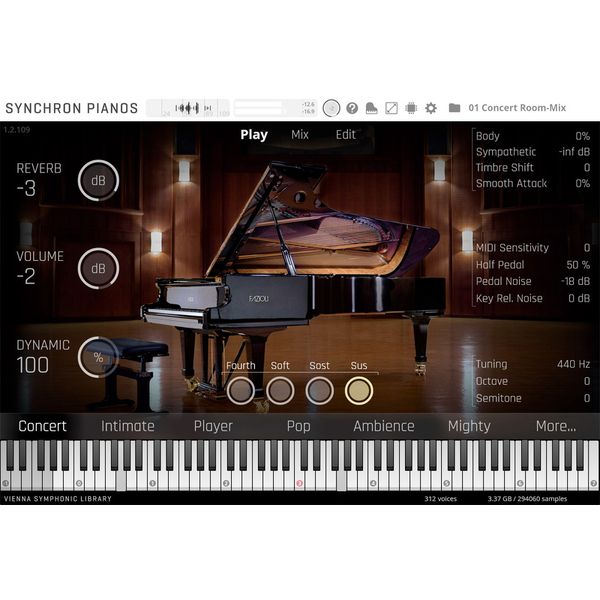 Vienna Symphonic Library Fazioli F308 Standard Library