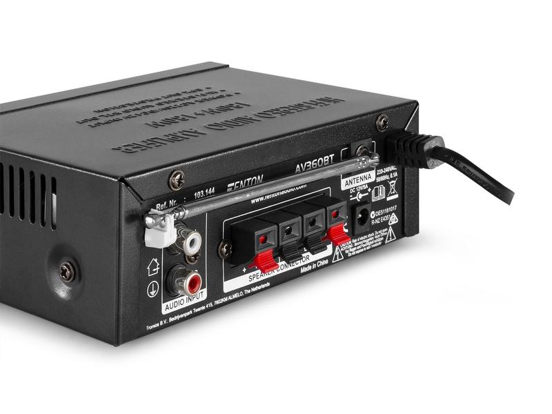 Fenton Stereo-Verstärker AV360BT Stereo-Verstärker 80 W RMS