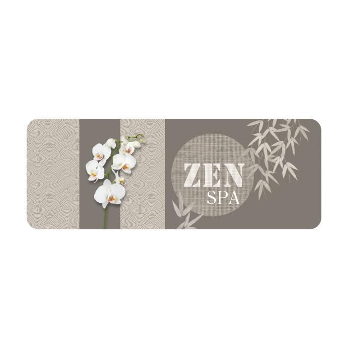 TAPIS RECTANGLE 45X120CM MOUSSE IMPRIMEE SPAZEN