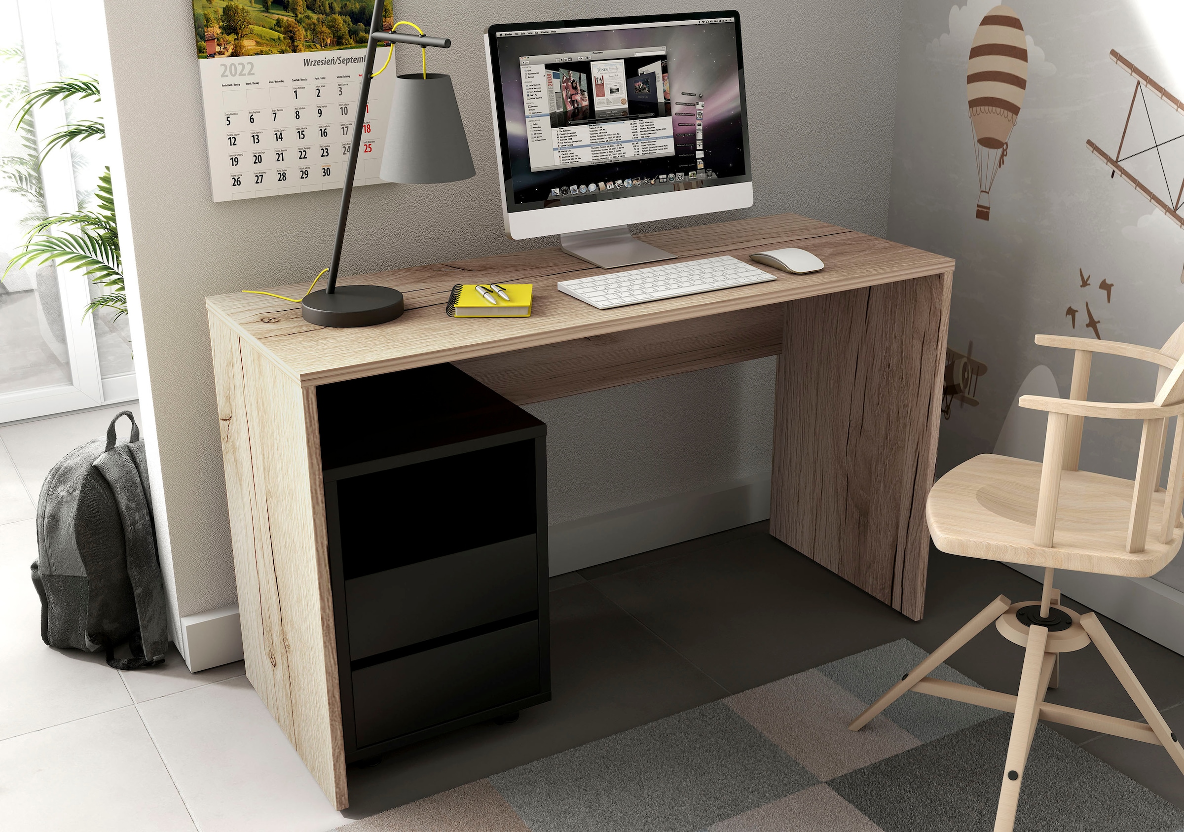 INOSIGN Rollcontainer »Agapi« Bürocontainer im modernen Design, 40x40x62 cm, 2 Schubkästen