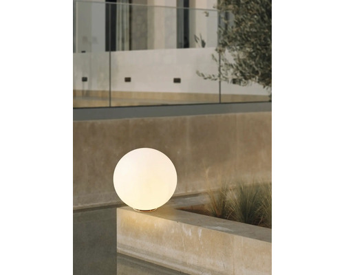 Buitenbollamp, 1-lichts, Ø 50 cm, Monterolo wit