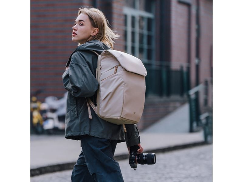 PGYTECH Fotorucksack OneGo 2 20 l Sand Khaki Leichter Rucksack für Stadt- und Reisefotografen