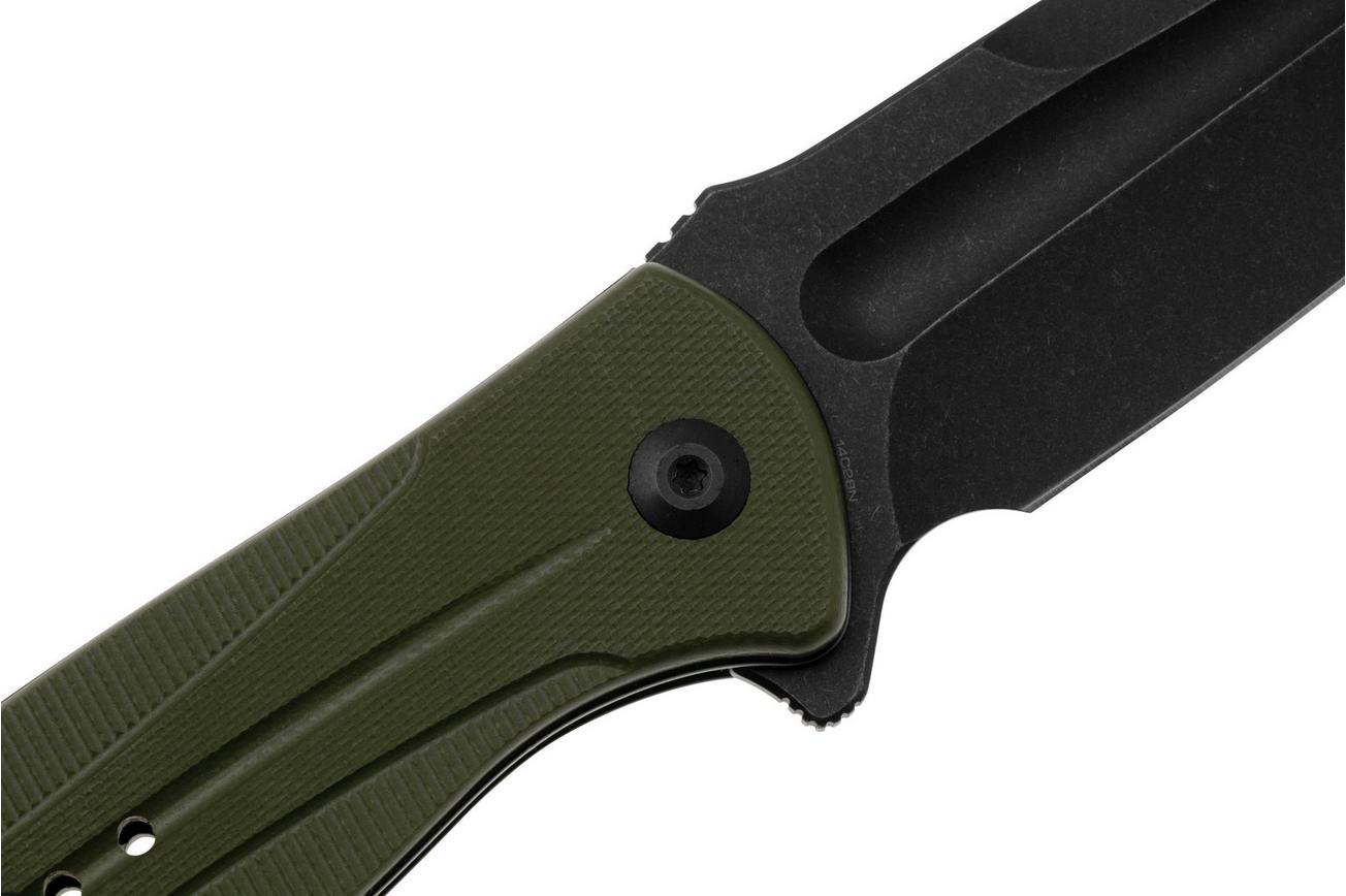 Civivi Incindie C23053-2 Black Stonewashed 14C28N, OD Green G10 zakmes