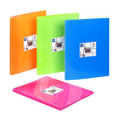 Viquel Happy Fluo - Porte vues - 60 vues - A4 - disponible dans différentes couleurs