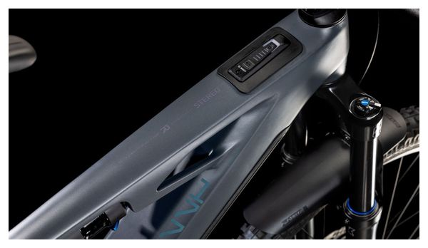 VTT Électrique Tout-Suspendu Cube Stereo Hybrid One77 HPC Race 800 Shimano Deore 12V 800 Wh 29''/27.5'' Gris Slap 2025