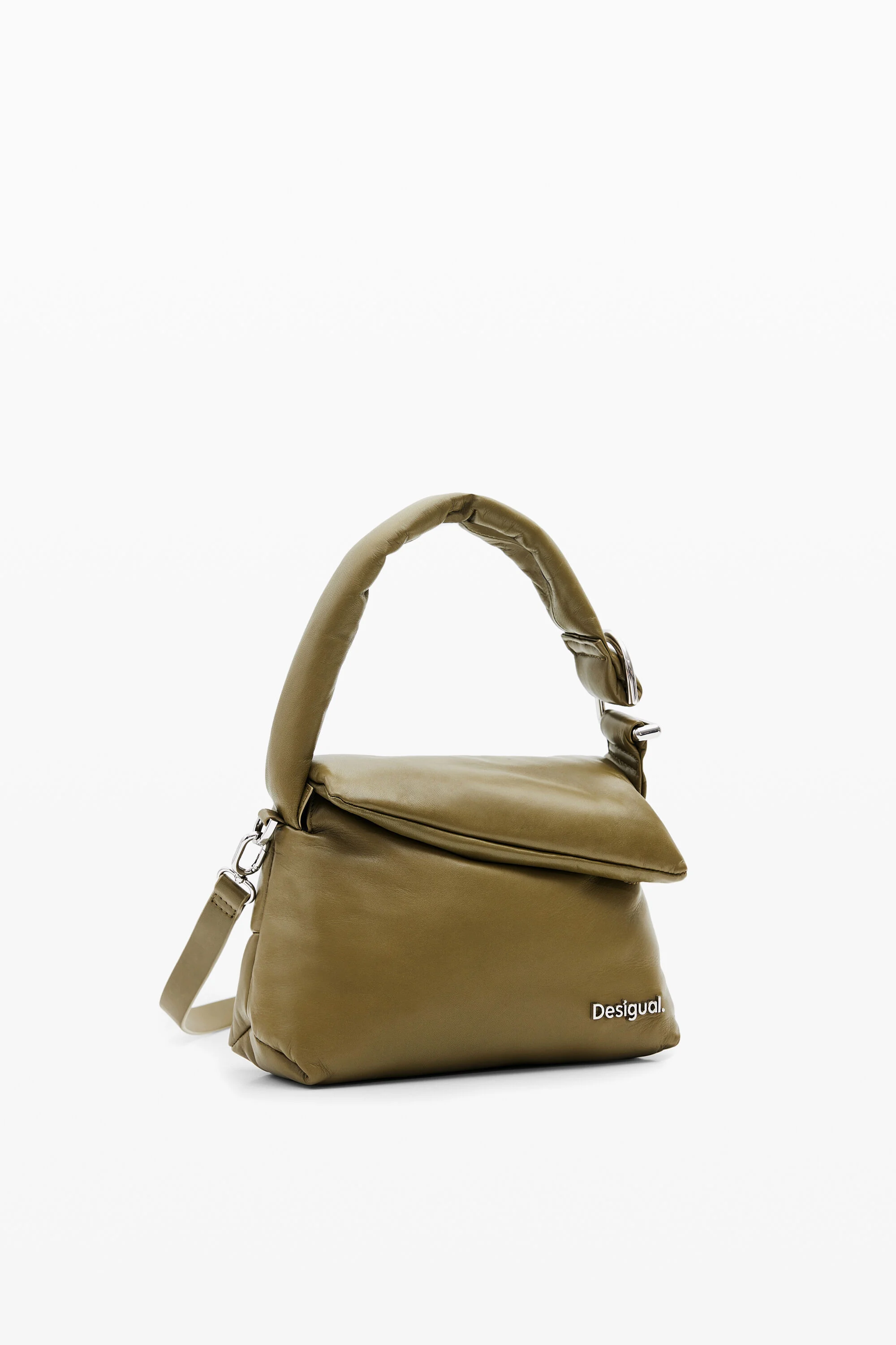 Bolsa de couro acolchoada tamanho M