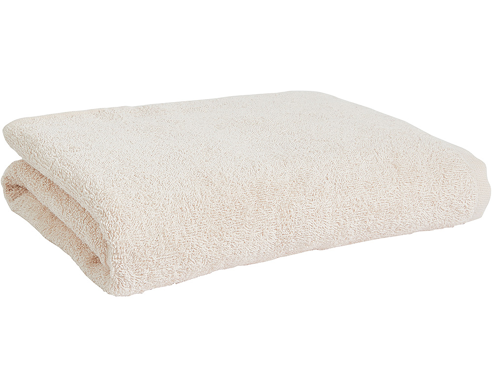 TOALHÃO AUCHAN ESSENCIAL 300G BEGE 70X130CM