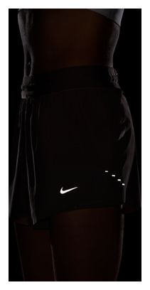 Short 2 en 1 Nike Dri-Fit Swift Marron Femme
