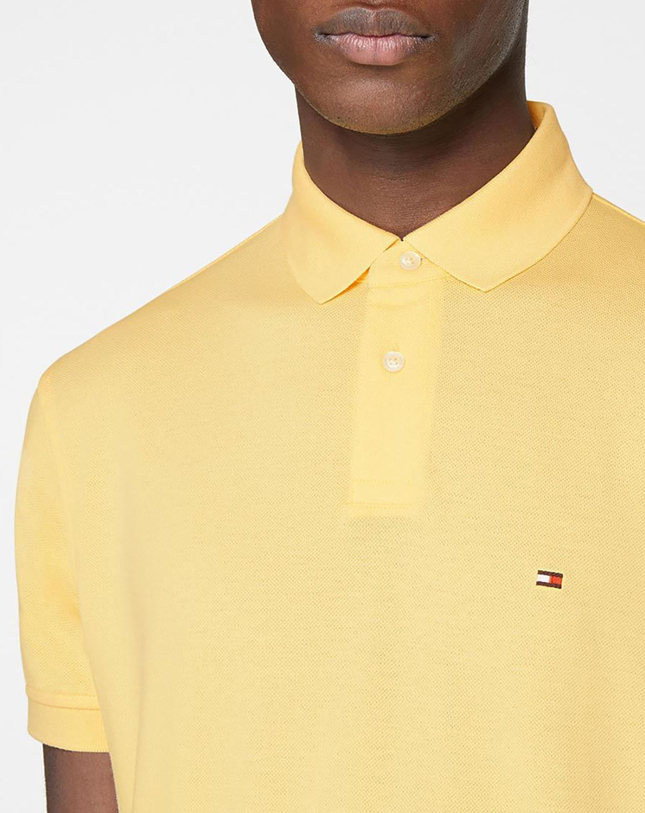 Tommy Hilfiger Polo regular fit 1985 jaune