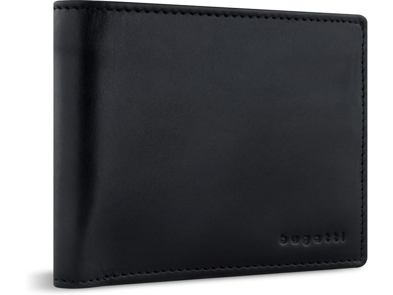Bugatti Portemonnaie Remo - Scheintasche Schwarz Brieftasche