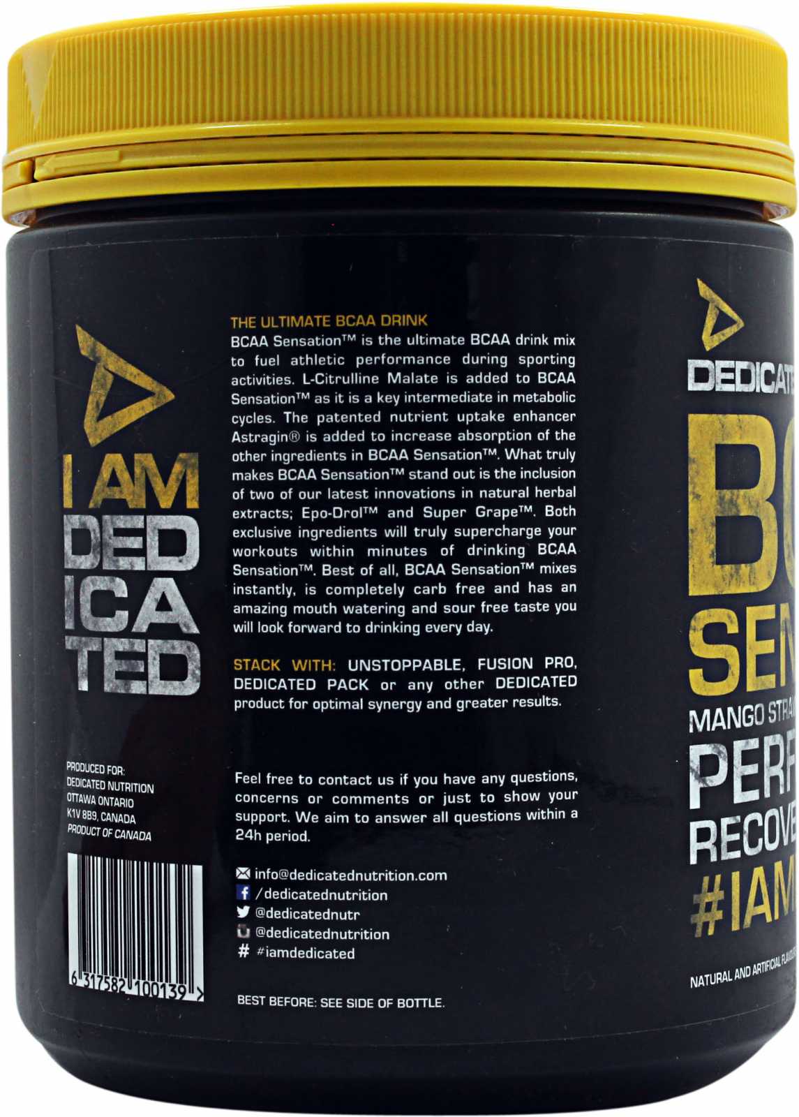 Sensação BCAA Dedicada 333g