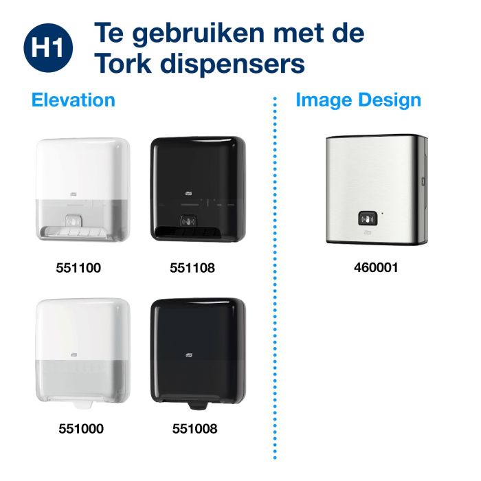 Tork 290068 H1 6st Blue Matic handdoekrollen Advanced H1 2laags blauw 6 x 150 m (290068)