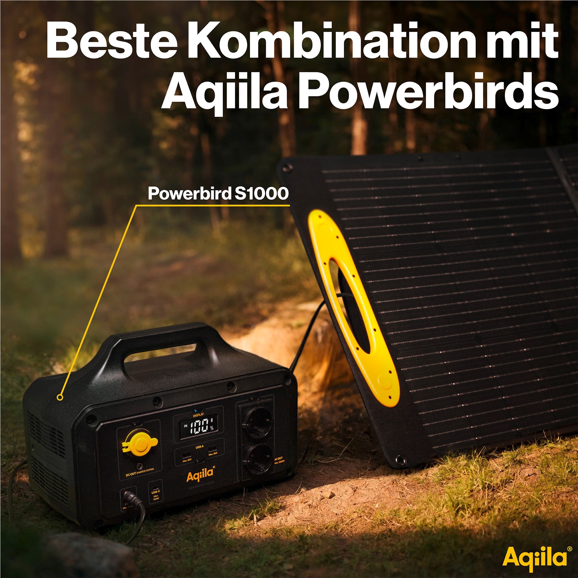Aqiila Sunbird Solarpanel Monokristallin 200 W