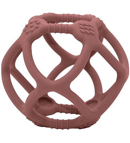 Petit Monkey Beißball - Silikon - Mahagoni Rose