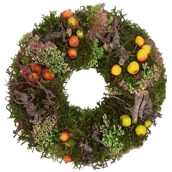Dehner Kranz Apfel, ca. Ø28 cm