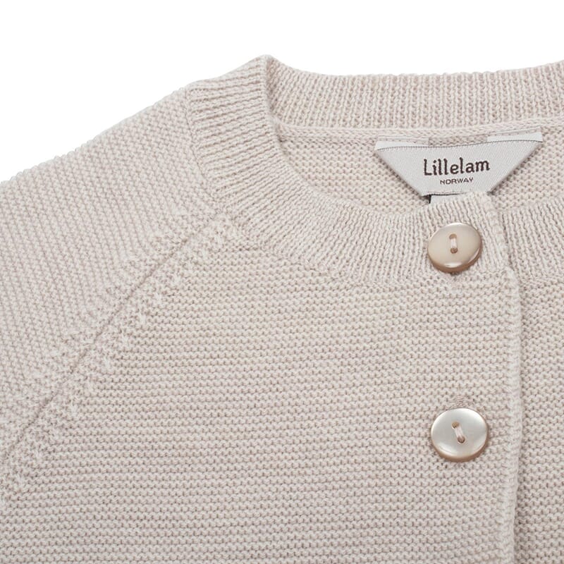 Cardigan classic Lys beige