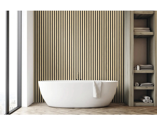 Kunststof paneelelement 3D-look Linio Essen 2600 x 375 x 8 mm