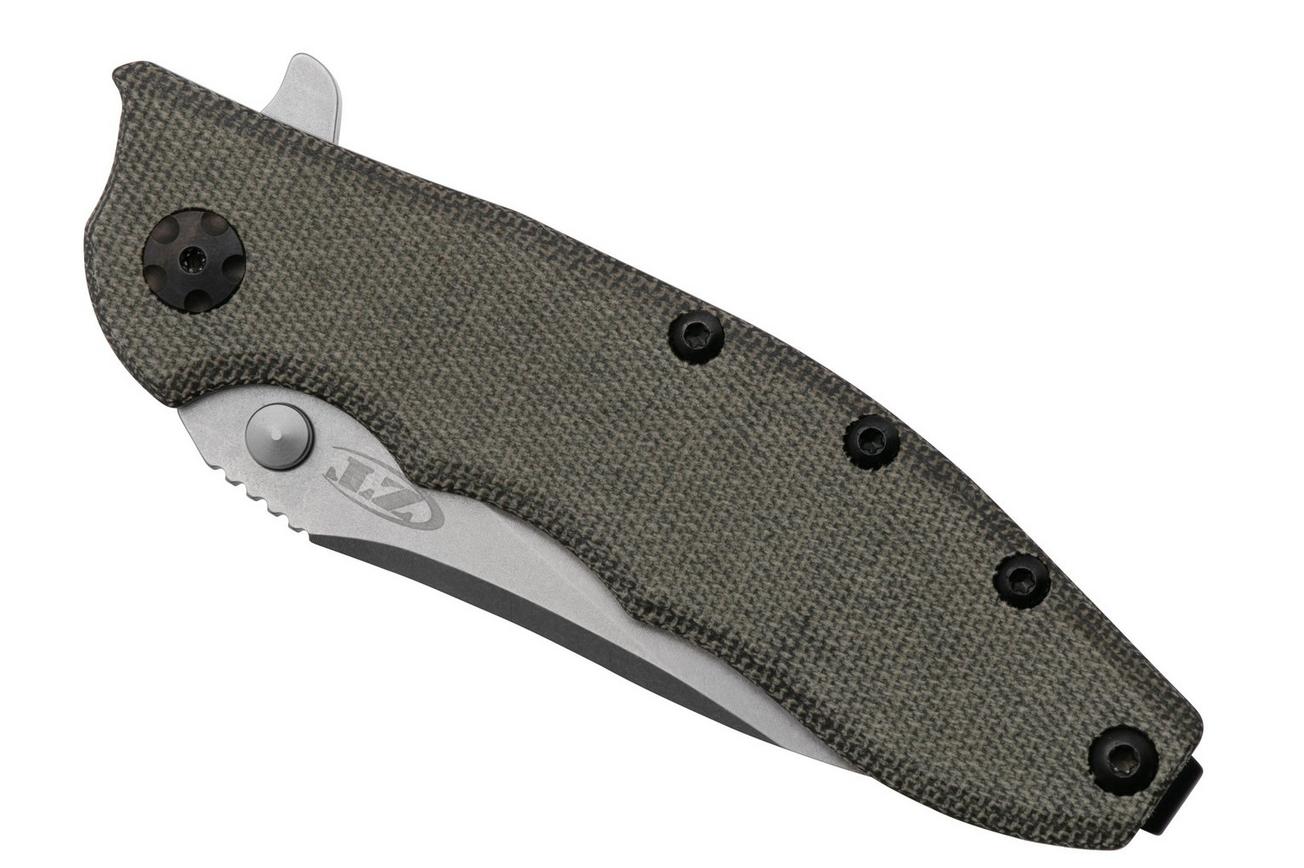 Zero Tolerance 0562MIC Magnacut, Micarta, zakmes, Rick Hinderer design