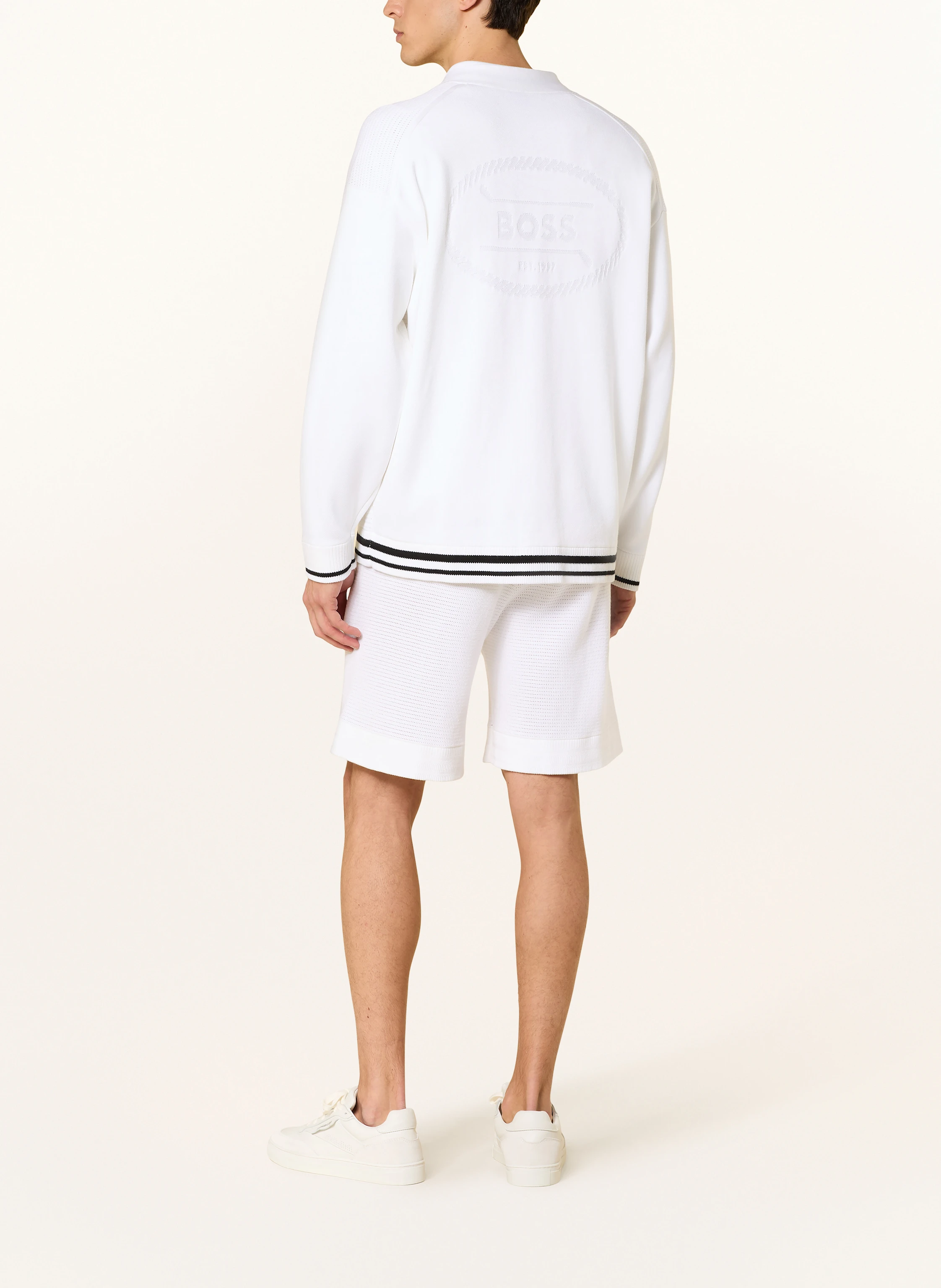 BOSS Strickjacke MESH HERITAGE