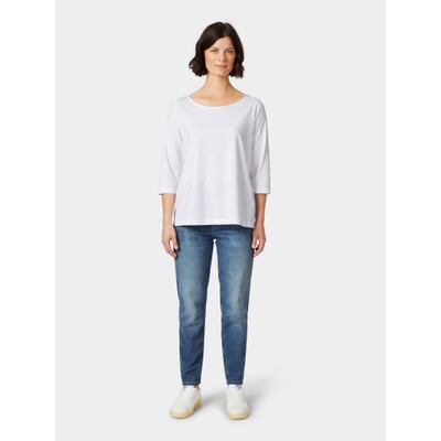 Damenshirt Halbarm, Weiß