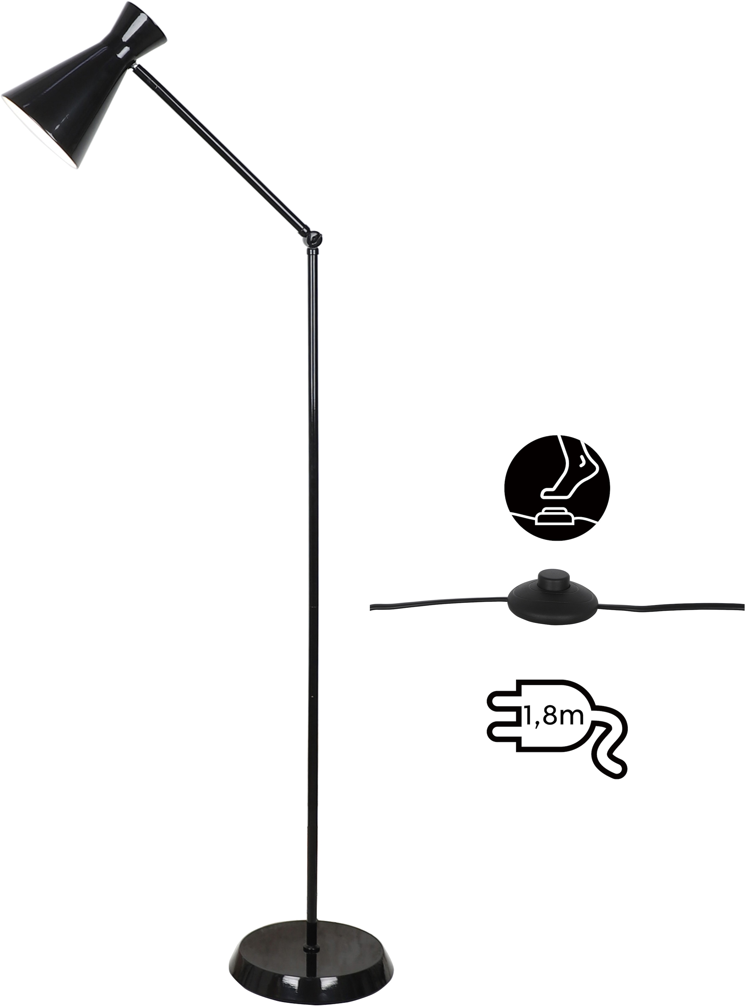 GOODproduct Stehlampe »Renell« E27 1 Stk.